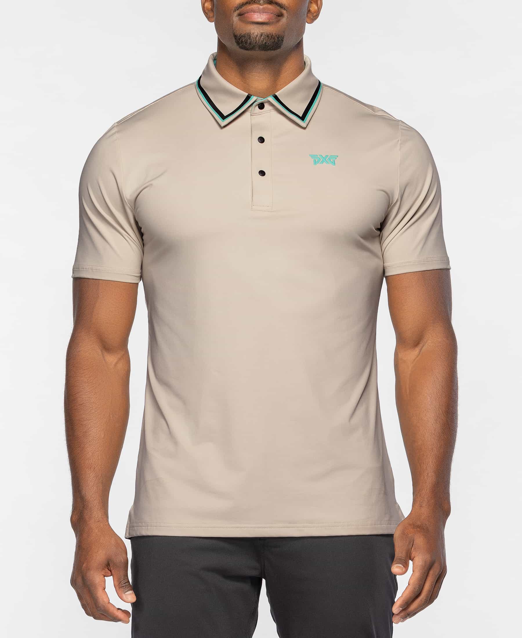 Athletic Fit BP Striped Collar Polo 